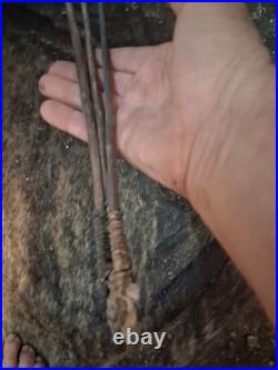 1800s NATIVE AMERICAN PARFLESH QUIVER ARROWS VERY NICE QUALITY! HTF RARE