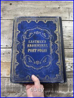 1853 RARE Native American History Book American Aboriginal Portfolio Plates