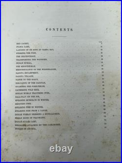 1853 RARE Native American History Book American Aboriginal Portfolio Plates