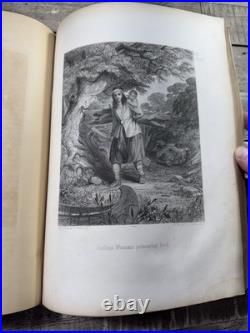 1853 RARE Native American History Book American Aboriginal Portfolio Plates