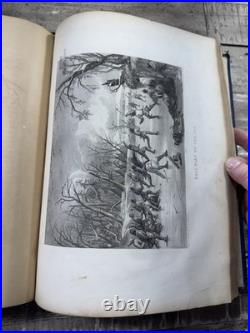 1853 RARE Native American History Book American Aboriginal Portfolio Plates