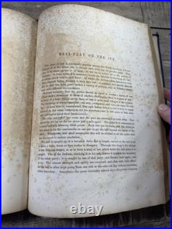 1853 RARE Native American History Book American Aboriginal Portfolio Plates