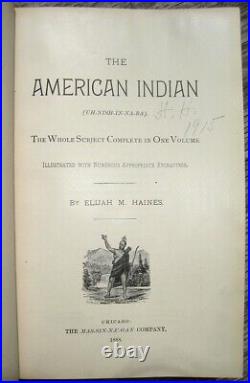 1888 Rare American Indian Native Life War Religion Rituals Dances Weapons Occult