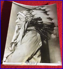 1925 Horse War Water Native American/Indian Cherokee Rare Photo