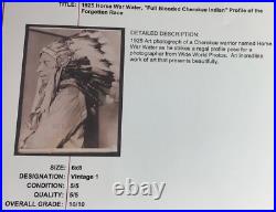 1925 Horse War Water Native American/Indian Cherokee Rare Photo