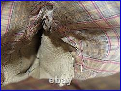 19th. C. Rare Native American Indian Duel Flag Gauntlet Gloves, USA & British