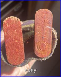 2 MARY FRANCES WOODS NATIVE AMERICAN INDIAN DOLLS! VERY OLD RARE! Hand Painted