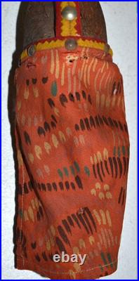 2 MARY FRANCES WOODS NATIVE AMERICAN INDIAN DOLLS! VERY OLD RARE! Hand Painted