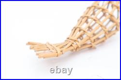 2 RARE Hupa Yurok Karuk Openwork Basket Native American FIGURAL BIRDS EFFIGIES