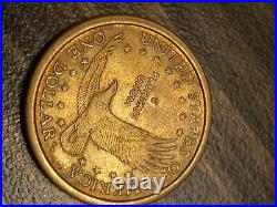 2000 p rare sacagawea cherios gold dollar
