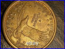 2000 p rare sacagawea cherios gold dollar
