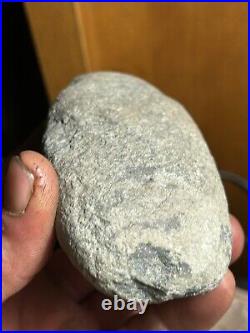 2Authentic Michigan Native American Indian Stone Axe Head Ancient Rare Artifact