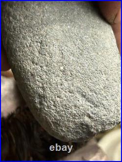 2Authentic Michigan Native American Indian Stone Axe Head Ancient Rare Artifact