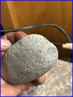 2Authentic Michigan Native American Indian Stone Axe Head Ancient Rare Artifact