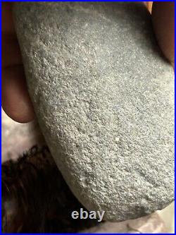 2Authentic Michigan Native American Indian Stone Axe Head Ancient Rare Artifact