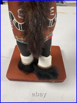 A New Hopi Kachina Rare Ogre 13 Inches Signed Largo Native American Indian