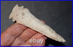 A Very Nice & Very Rare Double Notched Dagger Knife Found In Tennessee N261