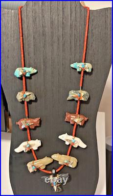 AMAZING and RARE NATIVE AMERICAN FETISH Necklace PLEASE READ