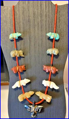 AMAZING and RARE NATIVE AMERICAN FETISH Necklace PLEASE READ