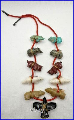 AMAZING and RARE NATIVE AMERICAN FETISH Necklace PLEASE READ