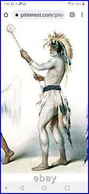 ANTIQUE 1920s LOUISIANA CHOCTAW STICKBALL STICKS! DECORATED VERY RARE SUPER