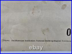 ART Rare Vintage Antique United Native Americans Poster 35x23 Oglala Dakota