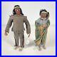 ATQ-c1910-Native-American-Indian-Couple-Man-Woman-Baby-Papoose-8-Dolls-RARE-01-gc