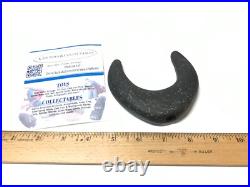 AUTHENTIC Native American Mich. RARE Cresent Winged Polished Bannerstone G10