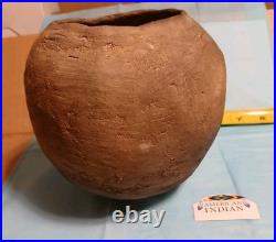 Ancient Native American Artifacts Fired Pottery Vessell. Rare Dig Find