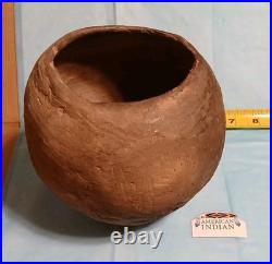 Ancient Native American Artifacts Fired Pottery Vessell. Rare Dig Find
