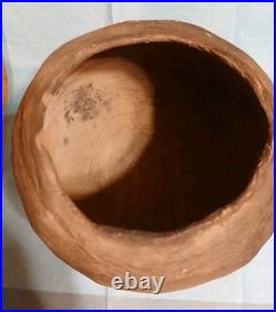 Ancient Native American Artifacts Fired Pottery Vessell. Rare Dig Find