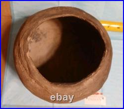 Ancient Native American Artifacts Fired Pottery Vessell. Rare Dig Find
