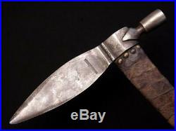 Antigue & Very Rare 19th C. Hudson Bay Native American Axe Pipe Tomahawk