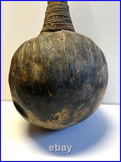 Antique Apache Native American Indian Gourd Canteen RARE 1860's 1890's