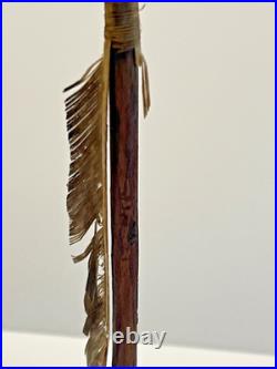 Antique Native American Indian Wood RARE Blunt Point Arrow to Stun Prey # F3 Antique Native American Indian Wood RARE Blunt Point Arrow to Stun Prey # F3