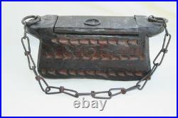 Antique Pacific Northwest Indian Grease Bowl Carved Wood Native American Rare