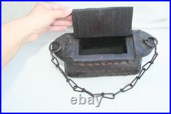 Antique Pacific Northwest Indian Grease Bowl Carved Wood Native American Rare