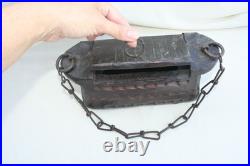 Antique Pacific Northwest Indian Grease Bowl Carved Wood Native American Rare