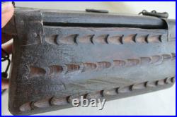 Antique Pacific Northwest Indian Grease Bowl Carved Wood Native American Rare