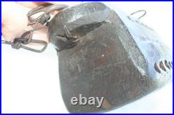 Antique Pacific Northwest Indian Grease Bowl Carved Wood Native American Rare