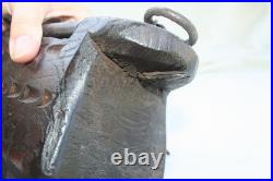 Antique Pacific Northwest Indian Grease Bowl Carved Wood Native American Rare