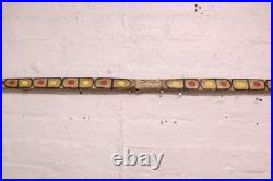 Antique RARE Native American Plains Indian Rawhide Painted Bow Wood Painted 56