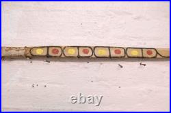 Antique RARE Native American Plains Indian Rawhide Painted Bow Wood Painted 56
