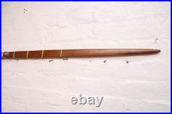 Antique RARE Native American Plains Indian Rawhide Painted Bow Wood Painted 56