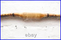 Antique RARE Native American Plains Indian SINEW Wrapped Bow Wood Painted 47