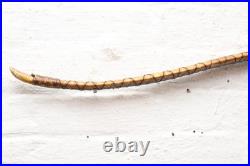 Antique RARE Native American Plains Indian SINEW Wrapped Bow Wood Painted 47