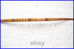 Antique RARE Native American Plains Indian SINEW Wrapped Bow Wood Painted 47