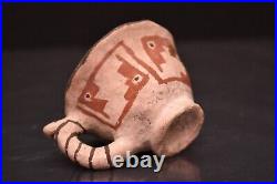 Antique Rare Mojave Pottery Small CUP W Handle California Native American