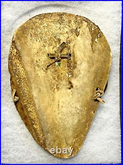 Antique Rare Native American Indian Warrior Breastplate Animal Bone Ryker Case