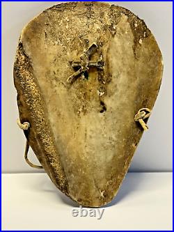 Antique Rare Native American Indian Warrior Breastplate Animal Bone Ryker Case